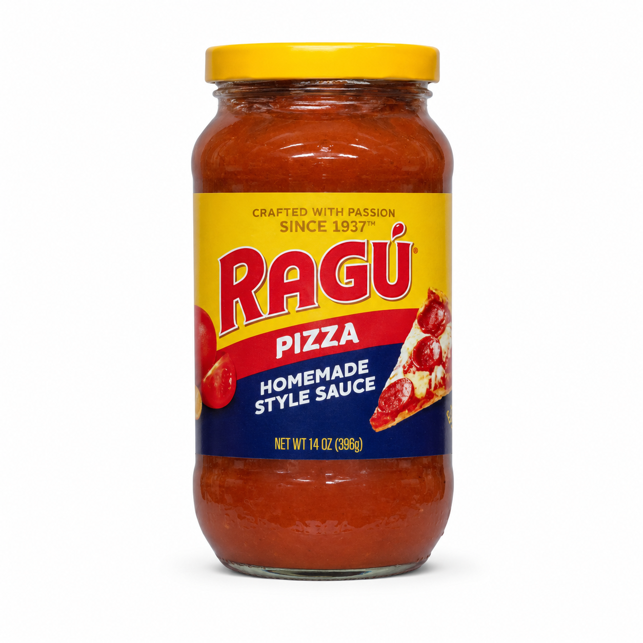 Ragu Pizza Homemade Style Sauce 14 oz (396 g) product image on a white background