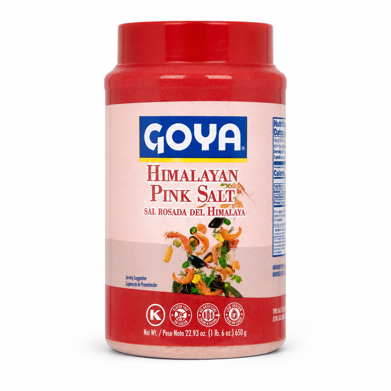 Goya Himalayan Pink Salt 22.93 oz (650 g) product image on a white background