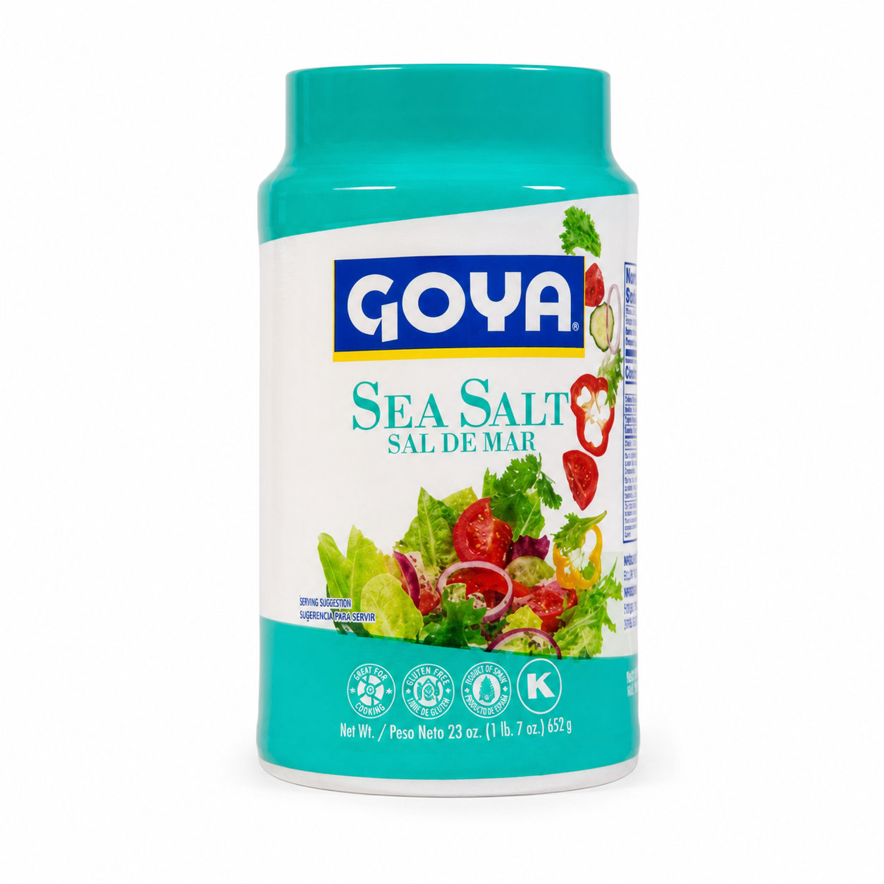 Goya Sea Salt 23 oz (652 g) product image on a white background