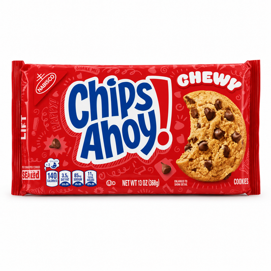 Chips Ahoy! Chewy Chocolate Chip Cookies 13 oz (368 g) product image on a white background