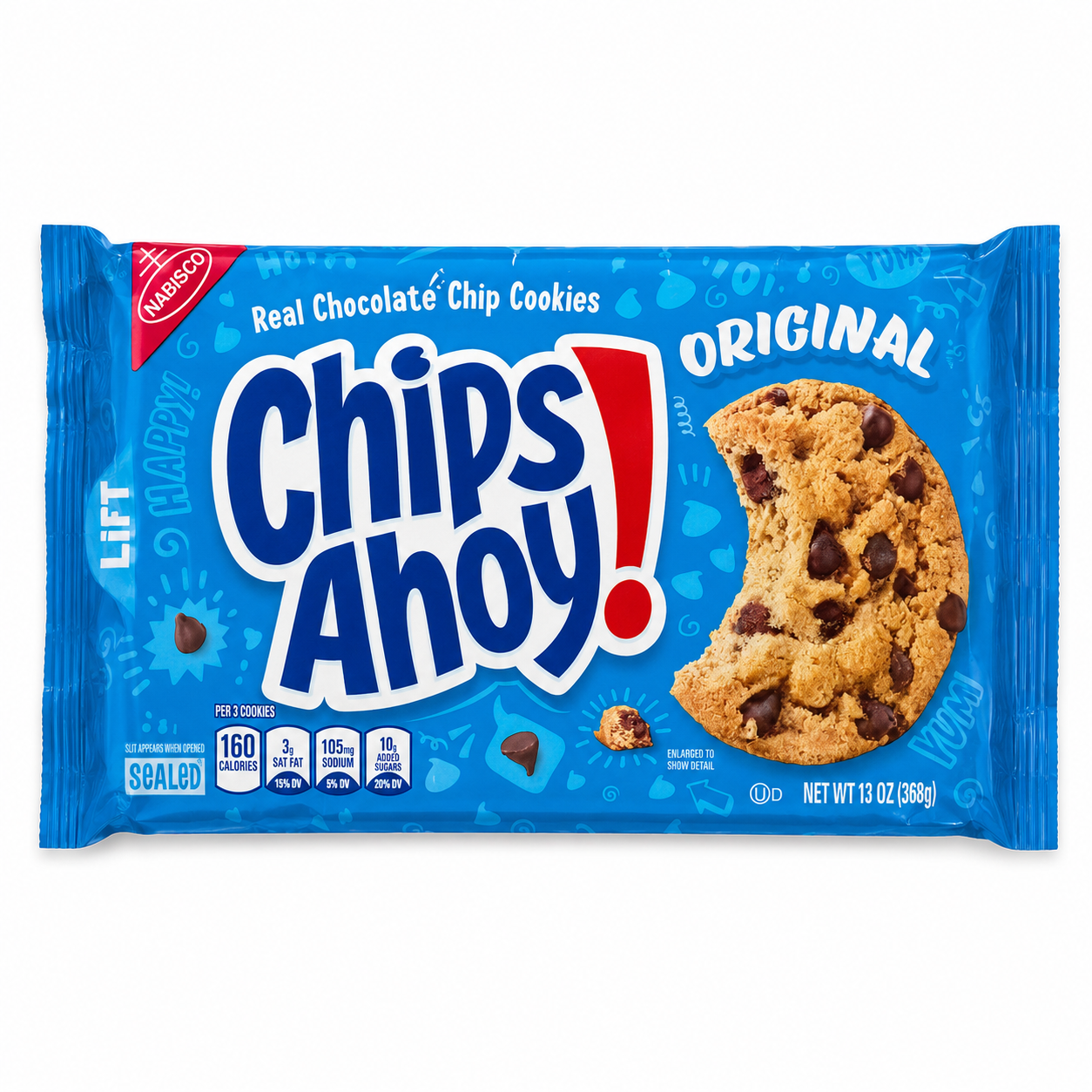 Chips Ahoy! Original Chocolate Chip Cookies 13 oz (368 g) product image on a white background