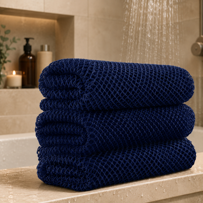 African Bath Sponge – Extra Long Exfoliating Nylon Mesh Sponge