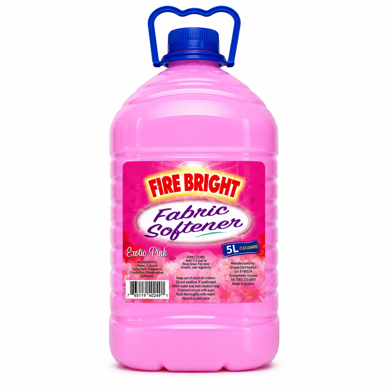 Fire Bright Fabric Softener Exotic Pink 5L