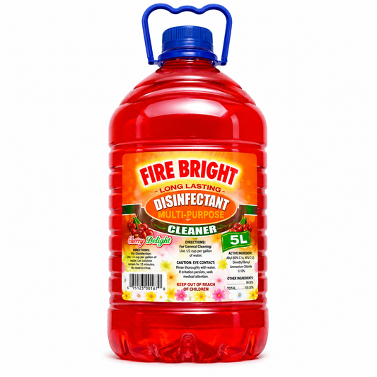 Fire Bright Disinfectant Multi-Purpose Cleaner Cherry Delight 5L
