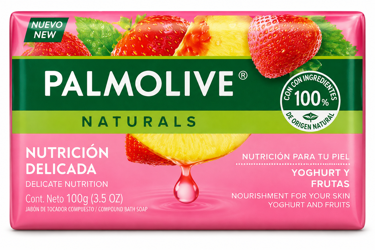 Palmolive Naturals Yoghurt & Fruits Bar Soap 100g