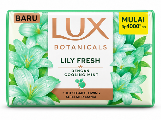 Lux Botanicals Lily Fresh Cooling Mint Bar Soap
