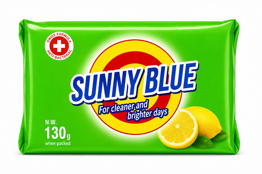 Sunny Blue Lemon Laundry Soap 130g
