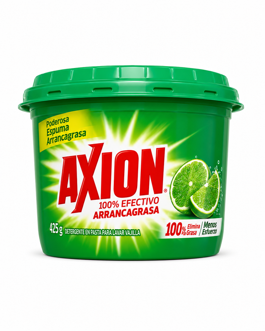Axion Lemon Dishwashing Paste 425g