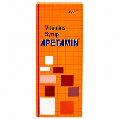 Apetamin Daily Vitamin Syrup 200ml 5 Pack