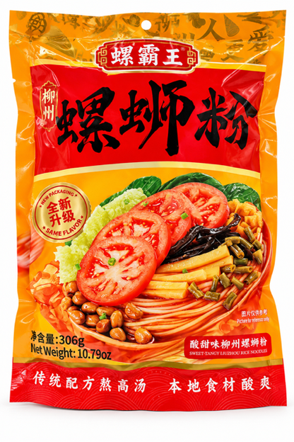 Luobawang Sweet-Tangy Liuzhou Rice Noodles, 306 g