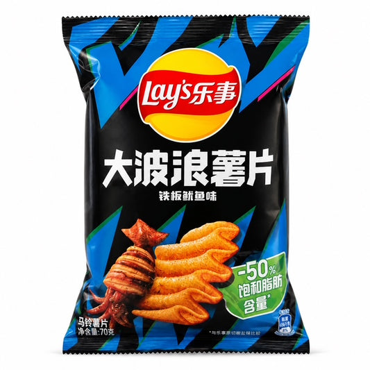 Lay's Big Wave Teppanyaki Squid Flavor Potato Chips 2.47 oz (70 g)