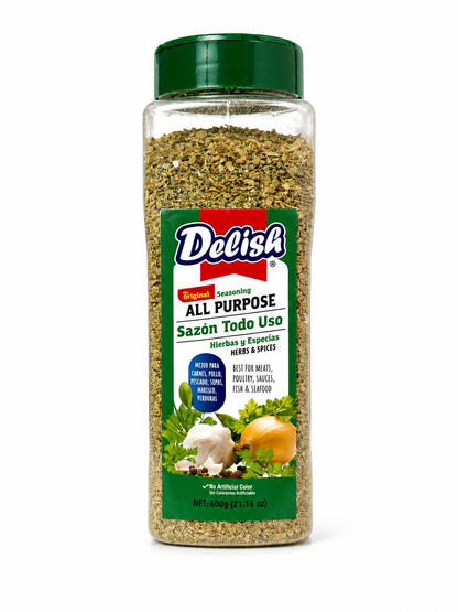 Delish All Purpose Seasoning Herbs & Spices – 600g (21.16 oz)