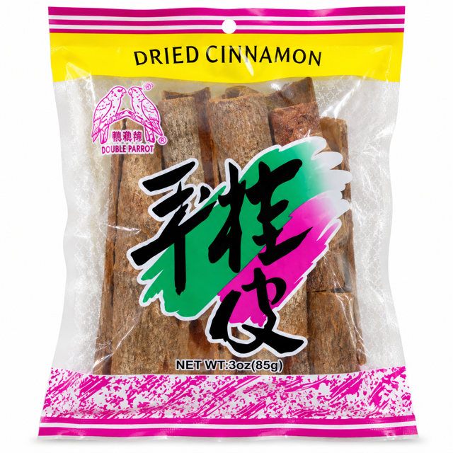 Double Parrot Dried Cinnamon, 3 oz (85 g)