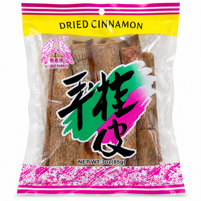 Double Parrot Dried Cinnamon, 3 oz (85 g)