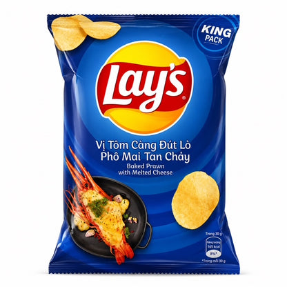 Lay's Baked Prawn with Melted Cheese Potato Chips 3.17 oz (90 g)