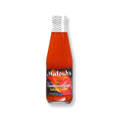 Matouk’s Flambeau Hot Sauce 10 oz | Caribbean Scotch Bonnet Pepper Sauce