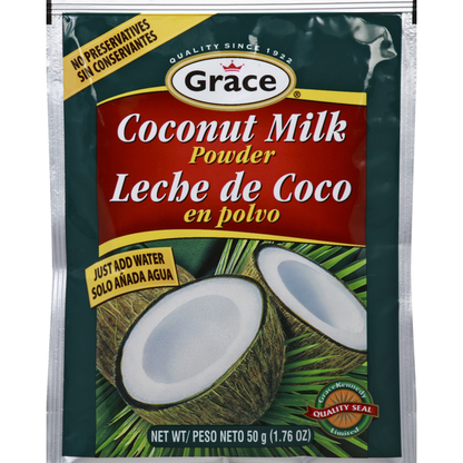 10-Pack Grace Coconut Milk Powder 1.76 oz | Pantry Staple
