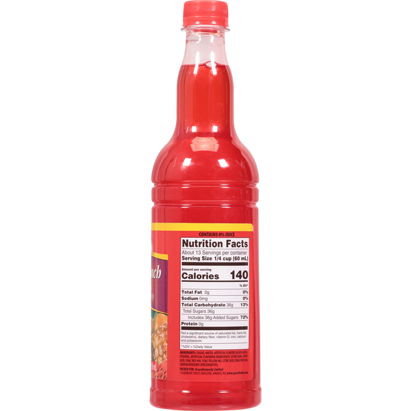 Grace Kennedy Fruit Punch Syrup (25.3 fl oz)