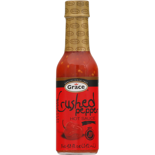 Grace Hot Sauce, Crushed Pepper 4.8 oz