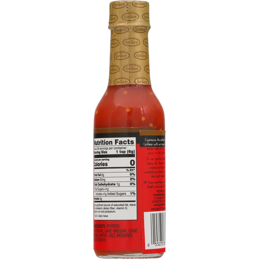 Grace Hot Sauce, Crushed Pepper 4.8 oz