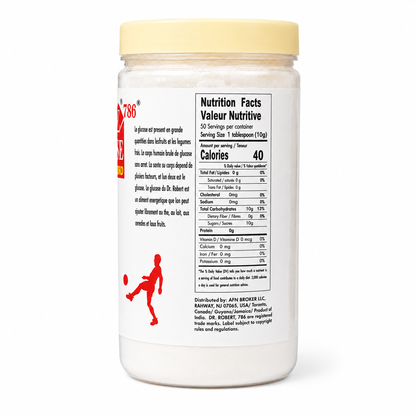 Dr. Robert 786 Glucose Quick Energy Food – Pure & Natural, 17.6 oz (500 g)