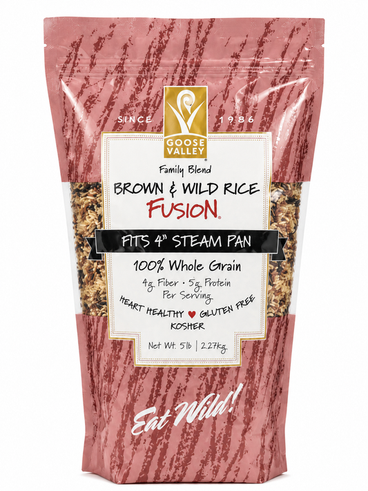 Goose Valley Family Blend Brown & Wild Rice Fusion – 5 lb