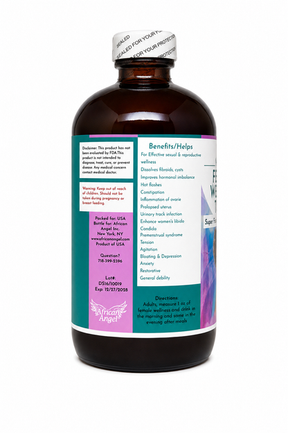 African Angel Natural Female Wellness Tonic    16 fl oz (473 mL)