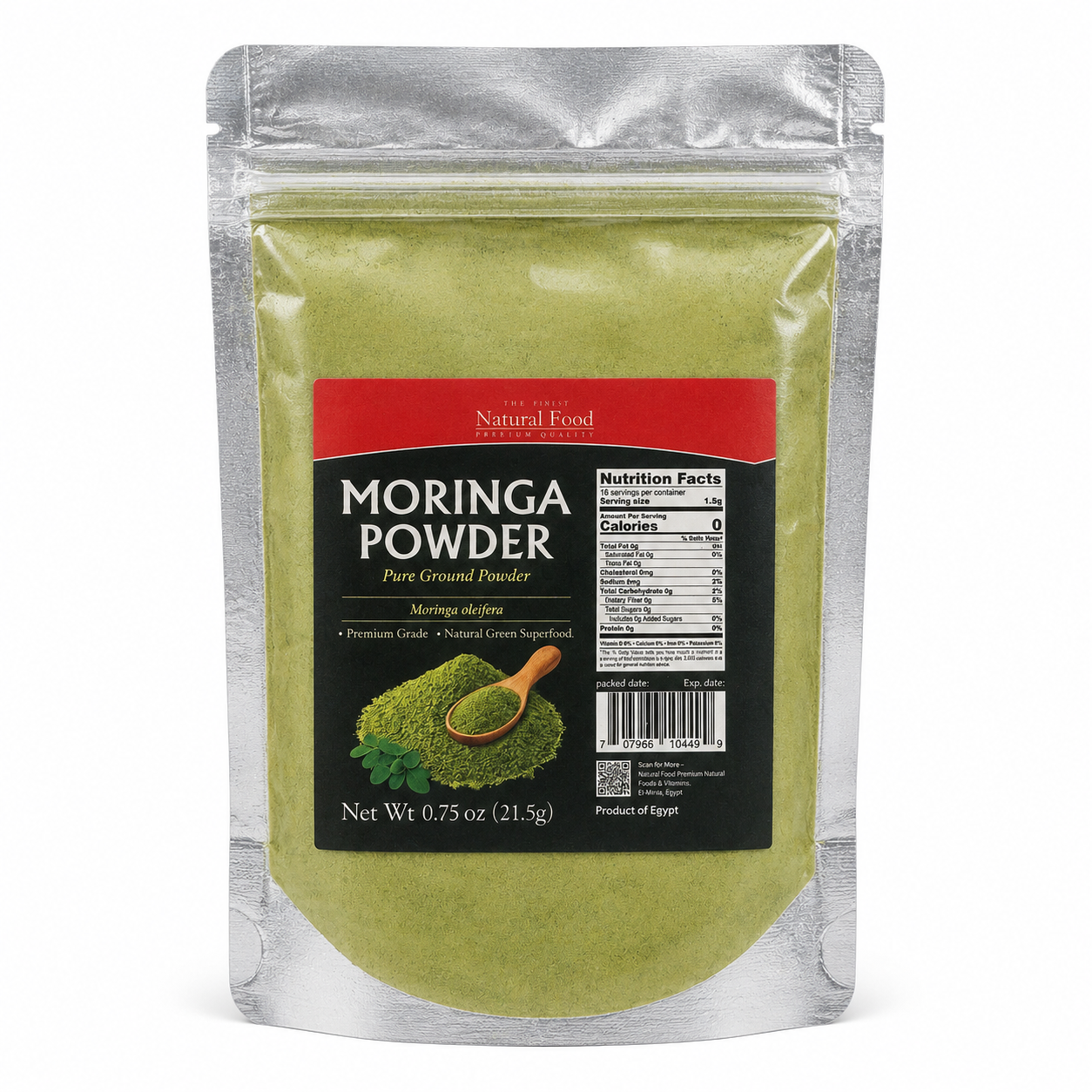 The Best Natural Food Moringa Powder 0.75 oz