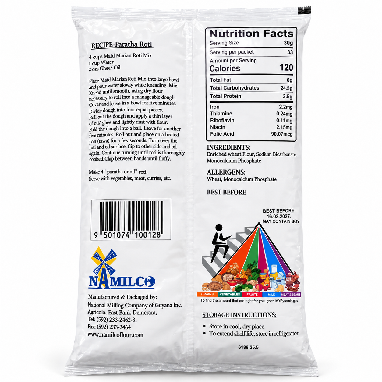 Maid Marian Roti Mix – 1 kg (2.2 lb)