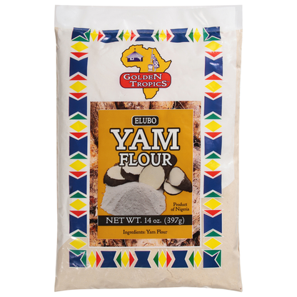 Elubo Yam Flour 14 oz (397g) – Authentic Nigerian Yam Flour