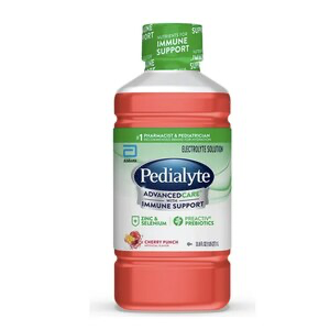 Pedialyte AdvancedCare+ Immune Support Cherry Pomegranate Electrolyte Solution 1 Liter