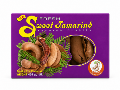 Fresh Sweet Tamarind Pods – Premium Quality Thai Tamarind | 1 lb (454 g)