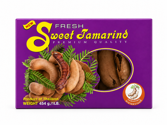 Fresh Sweet Tamarind Pods – Premium Quality Thai Tamarind | 1 lb (454 g)