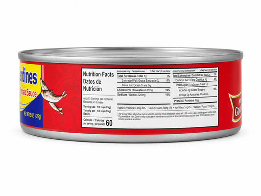 Madame Gougousse Sardines in Tomato Sauce 15 oz