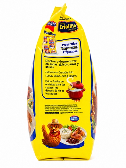 Delish Mas Cripllito Bouillon Creol Cubes – 240 Cubes (84.65 oz / 2400 g)
