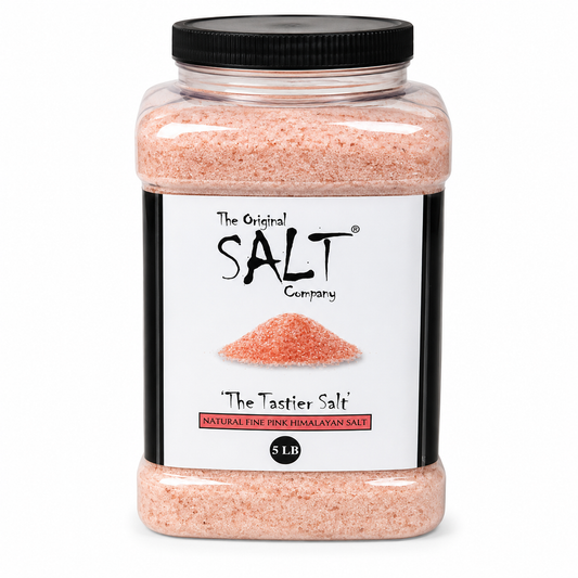 The Original Salt Company Natural Fine Pink Himalayan Salt – 5 lb