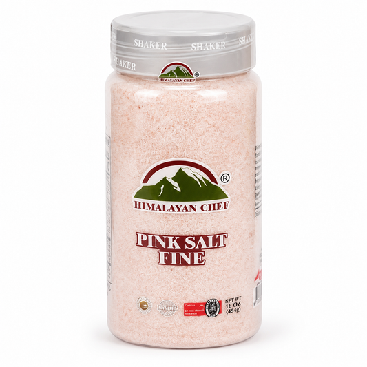 Himalayan Chef Pink Himalayan Salt Fine – 16 oz Shaker