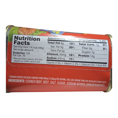 Grace Reduced Sodium Corned Beef – Premium Quality, Product of Brazil (12 oz Can)