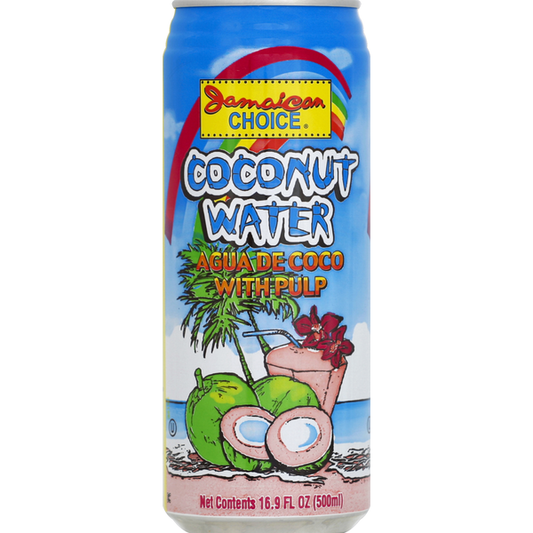Jamaican Choice Coconut Water with Pulp 16.9 oz