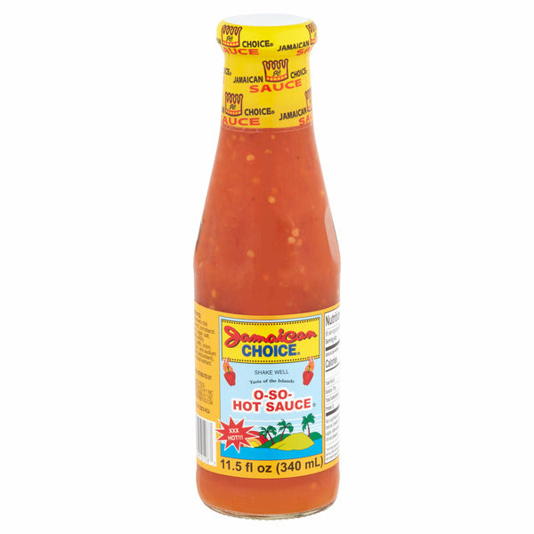 Jamaican Choice O-So Hot Sauce 11.5 oz