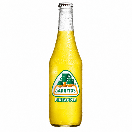 Jarritos Pineapple Soda - 12.5 fl oz-370 mL Glass Bottle