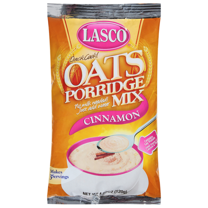 LASCO Quick Cook Oats Porridge Mix – Cinnamon, 4.2 oz