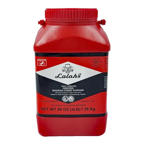 Lalah's Madras Curry Powder – 48 oz (3 lb / 1.36 kg)