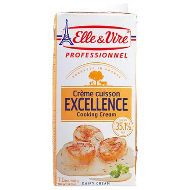 Elle & Vire Creme Cuisson Excellence Cooking Cream 35%- 1l