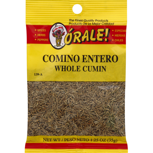 ÓRALE! Whole Cumin Seeds 1.25 oz | Aromatic Whole Spice