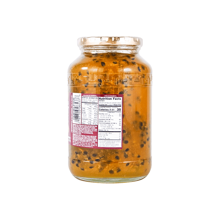 Passion Fruit Honey Puree 2.2 lb (1kg) – Tropical Drink Mix, Dessert Topping, Smoothie & Cocktail Flavor