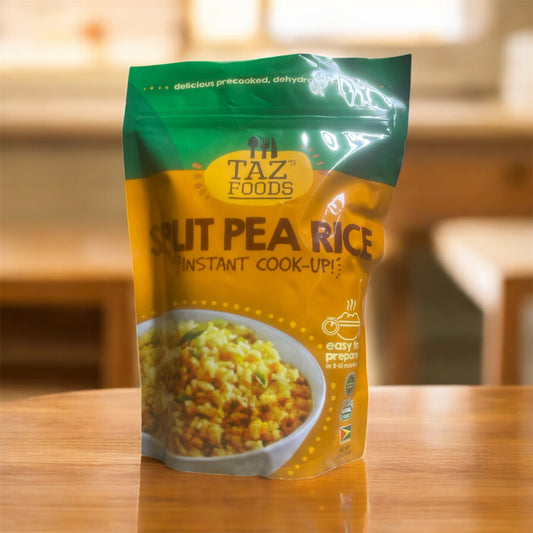 TAZ'S FOOD INSTANT SPLIT PEA COOK-UP RICE 17.6 OZ