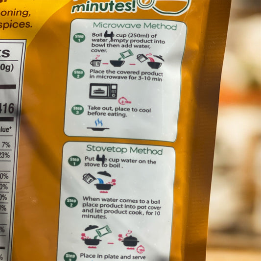 TAZ'S FOOD INSTANT SPLIT PEA COOK-UP RICE 17.6 OZ