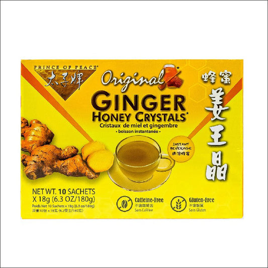 Prince of Peace Instant Beverage, Ginger Honey Crystals, Original 18 g