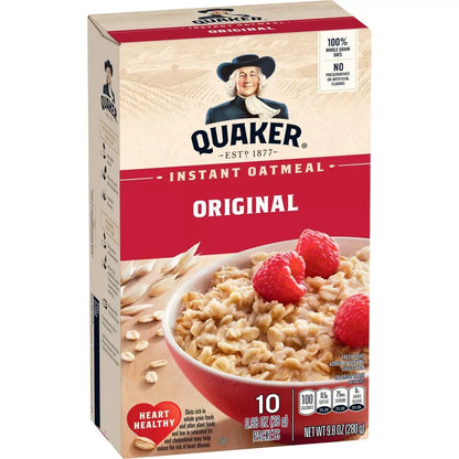 Quaker Instant Oatmeal Original 10 ct / 9.8 oz